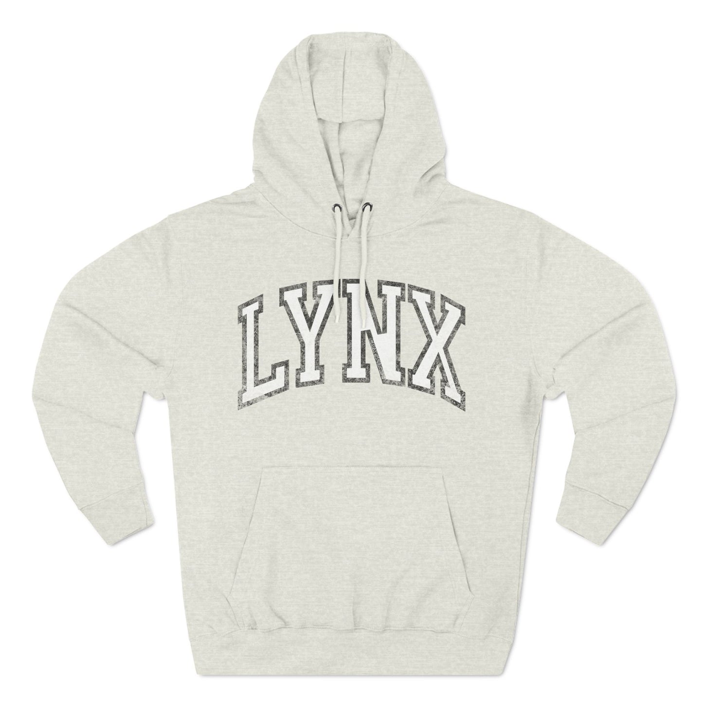 Lynx Basketball Vintage Print Premium Hoodie