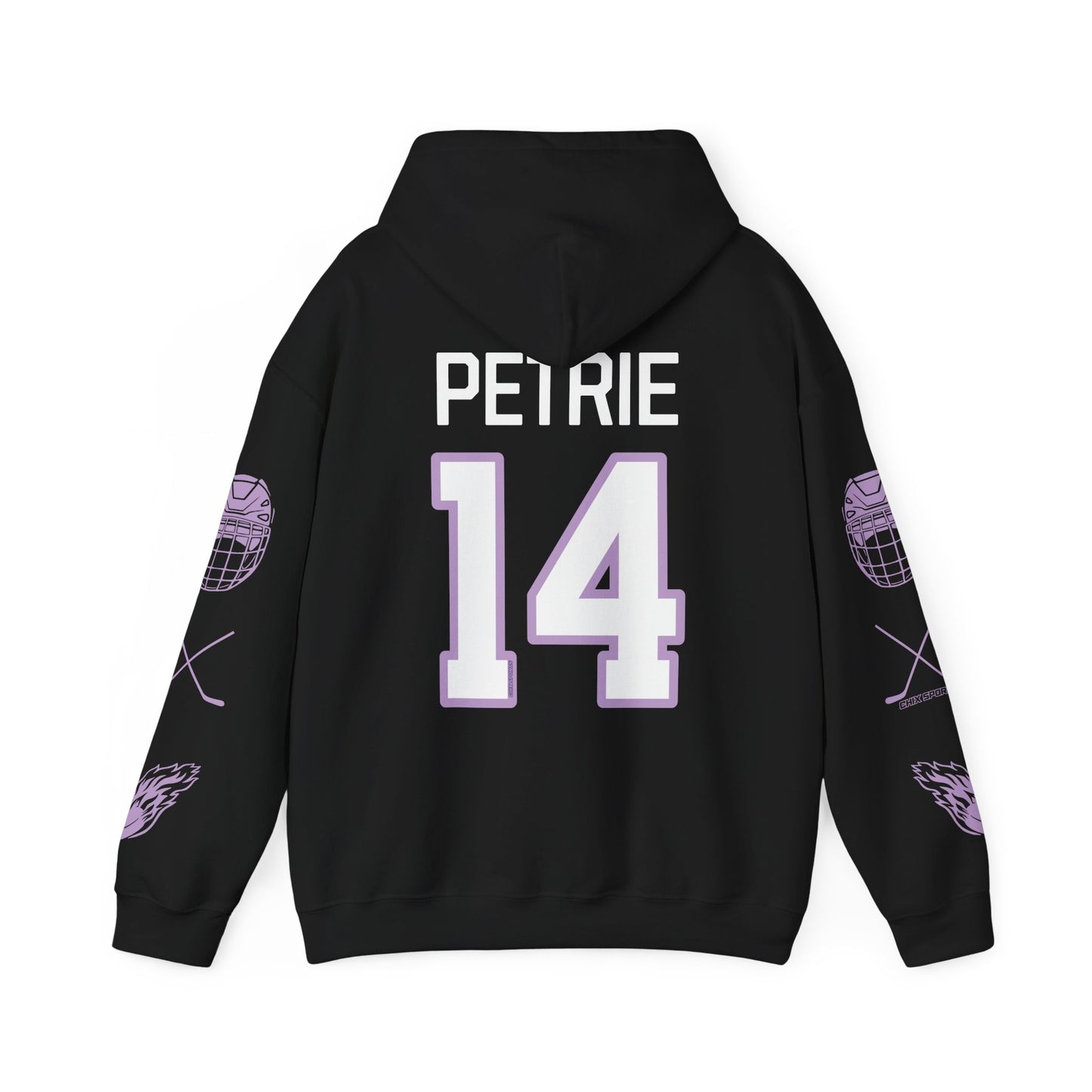 Dominique Petrie 14 Frost Hockey Heavy Hoodie