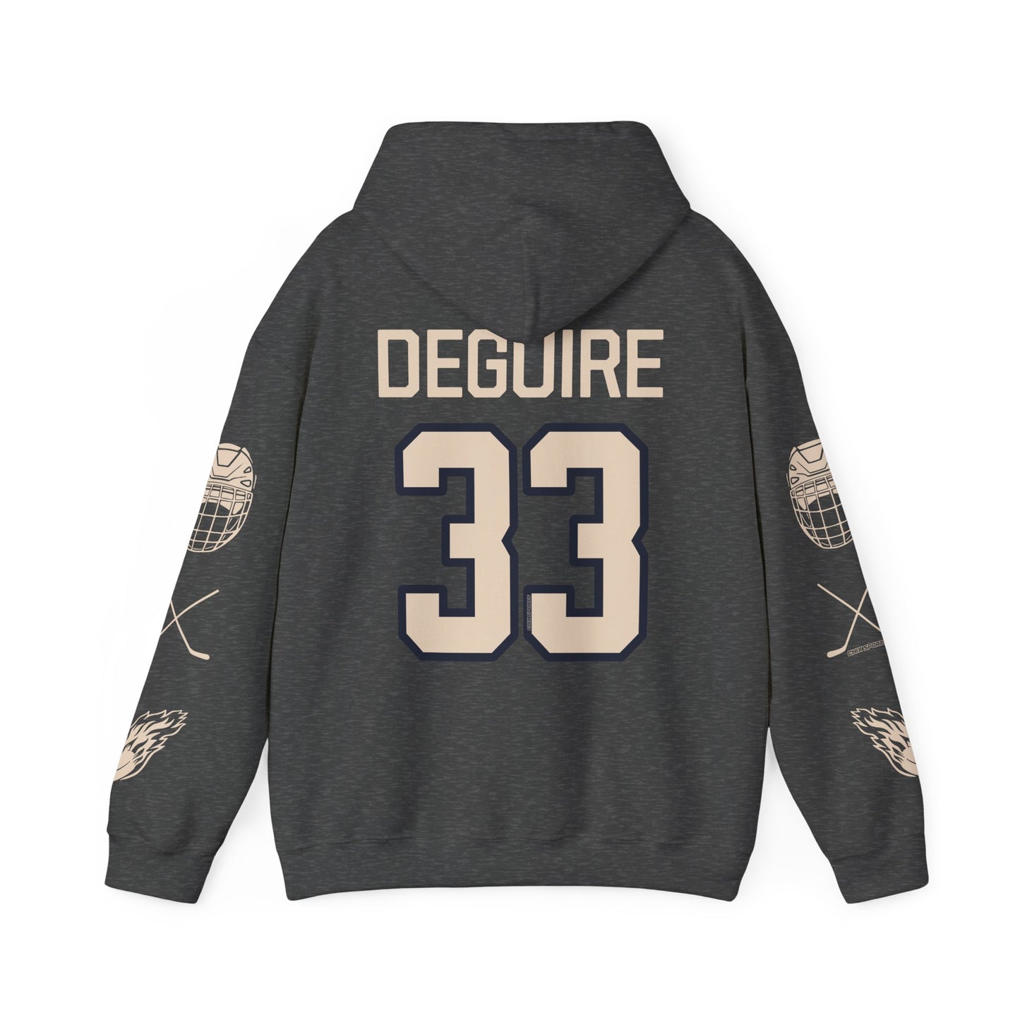 Tricia Deguire 33 Victoire Hockey Heavy Hoodie