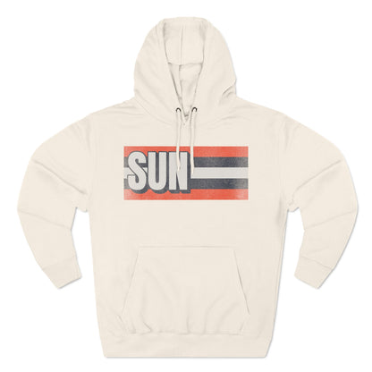 Sun Premium Vintage Style Basketball Hoodie