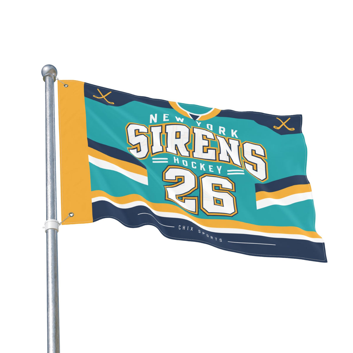 New York Sirens 36 x 24 Double-Sided Flag