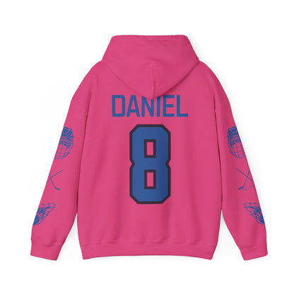 Izzy Daniel 8 Sceptres Hockey Heavy Hoodie