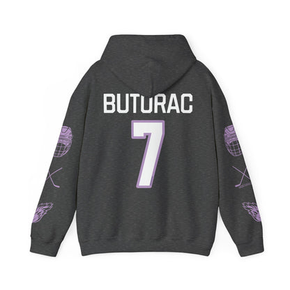 Claire Butorac 7 Frost Hockey Heavy Hoodie