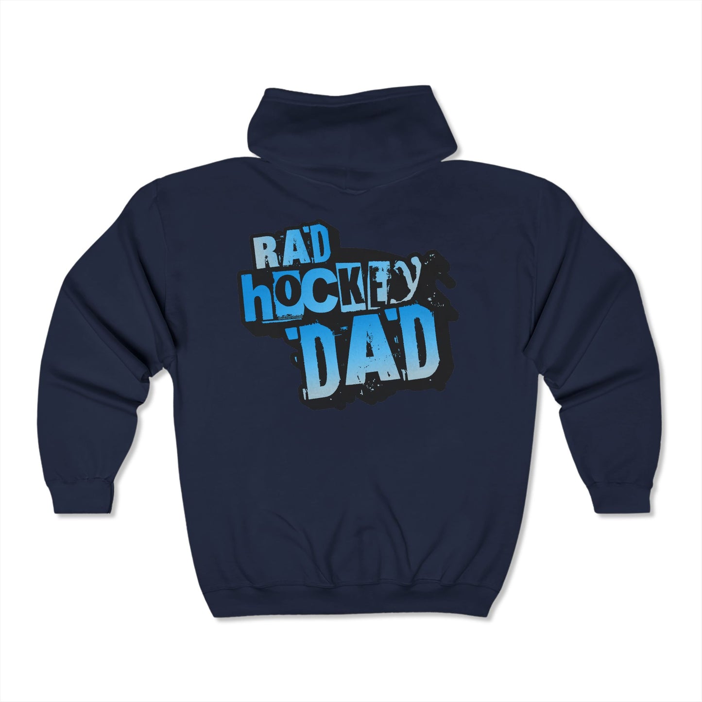 Rad Hockey Dad Heavy Full Zip Hoodie