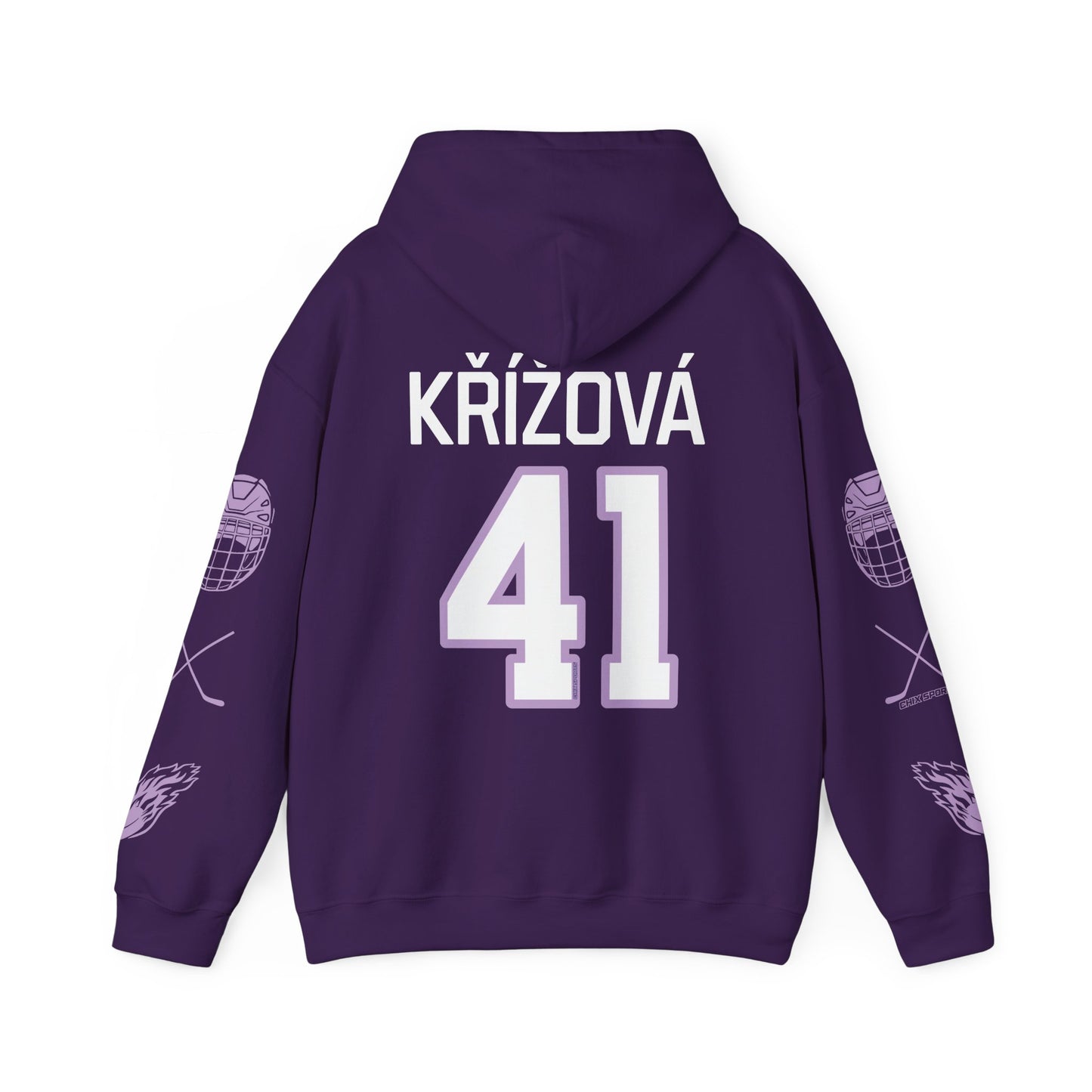 Denisa Krizova 41 Frost Hockey Heavy Hoodie