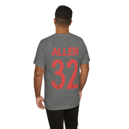 Emmie Allen 32 Bay City Soccer Softblend T-shirt