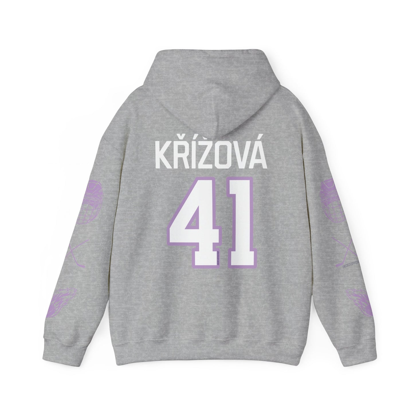 Denisa Krizova 41 Frost Hockey Heavy Hoodie