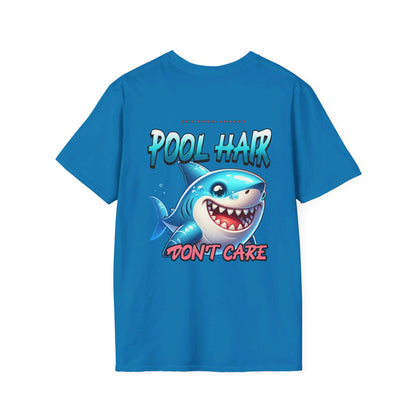 Pool Hair Don't Care T-Shirt for Swimmers and Water Sports Fans