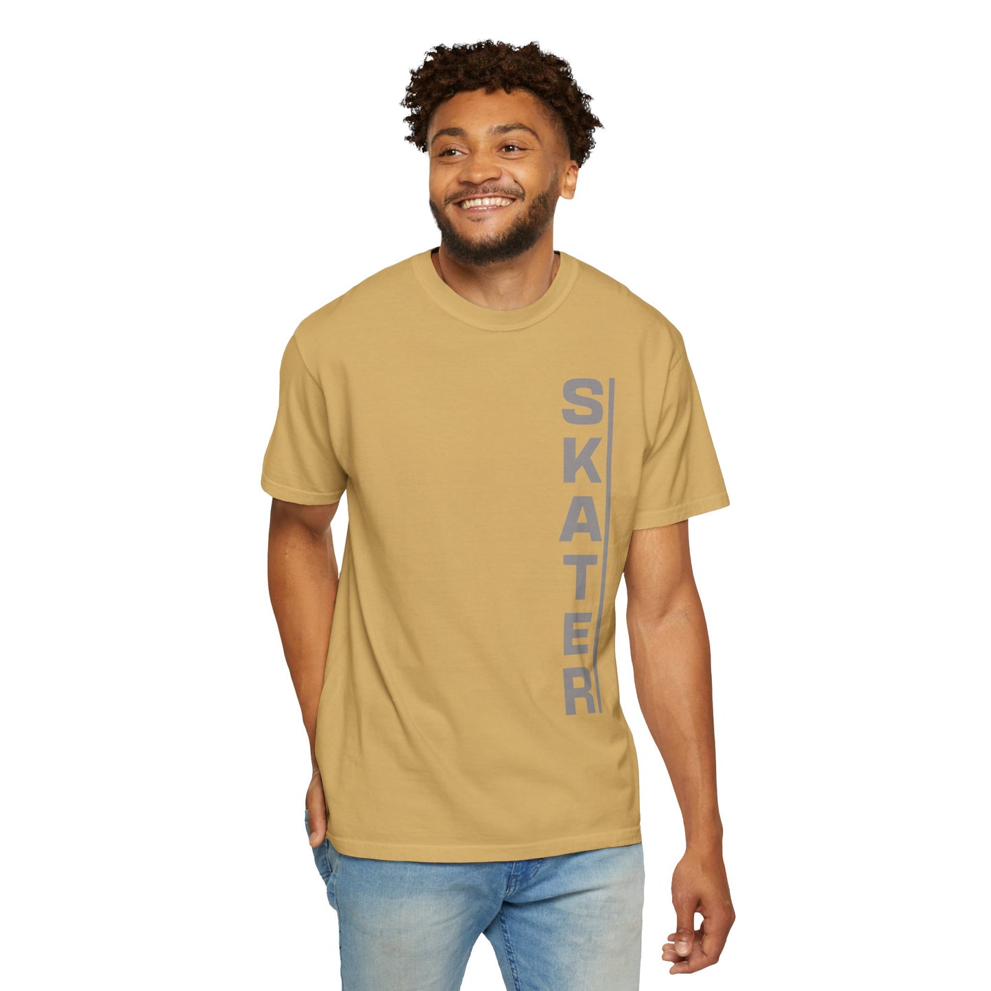 SKATER Position Garment-Dyed T-shirt Vertical