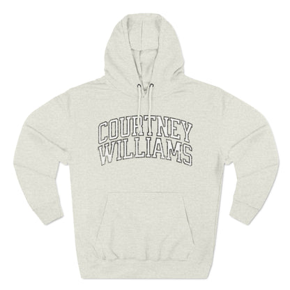 Courtney Williams Lynx Vintage Print Premium Hoodie