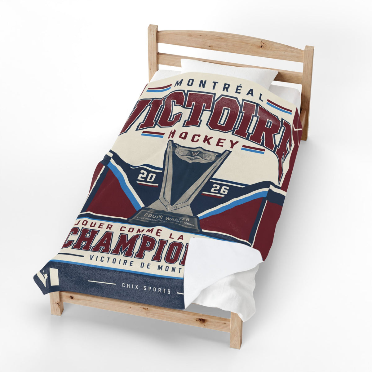 Montreal Victoire Championnes Plush Blanket