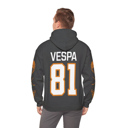 Kayla Vespa 81 Sirens Hockey Heavy Hoodie