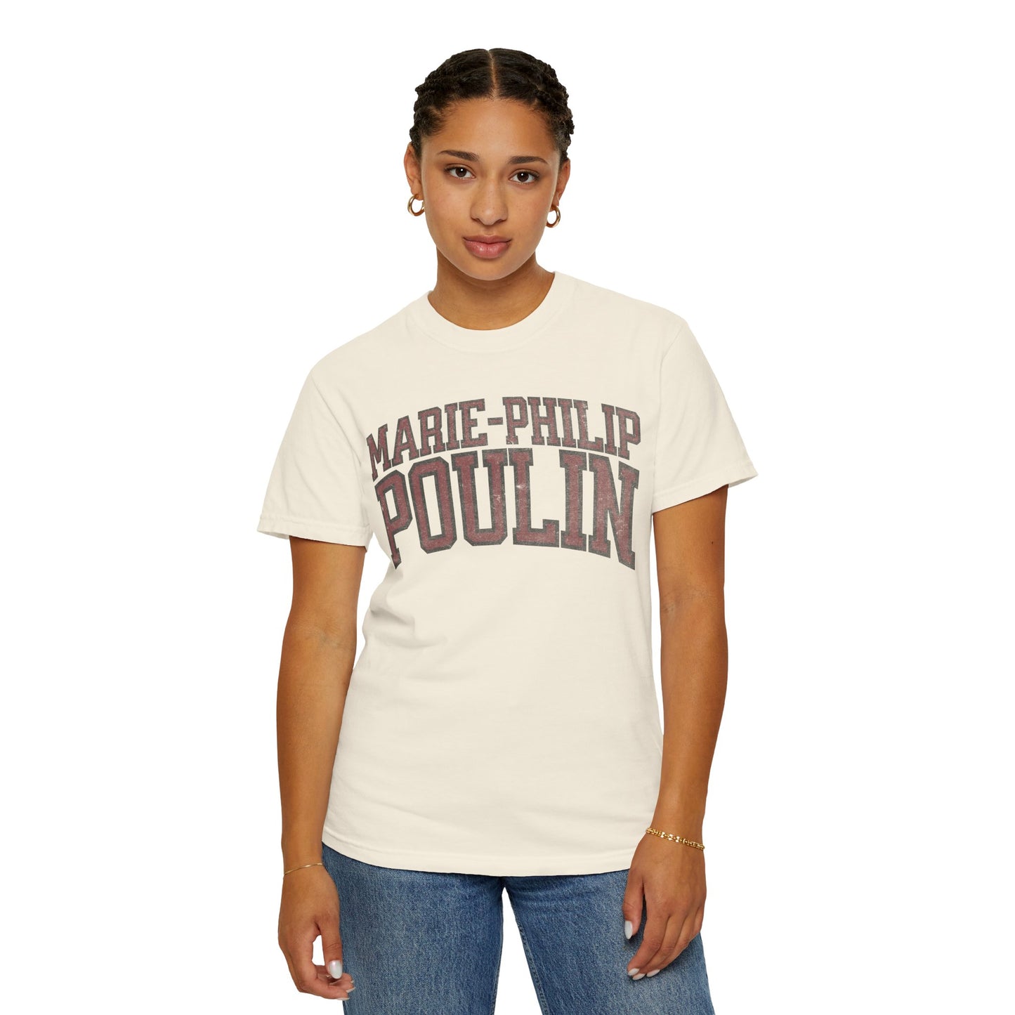 Marie-Philip Poulin Montreal Hockey Star Vintage Print Premium T-shirt