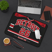 Detroit Women's Hockey Desk Mat