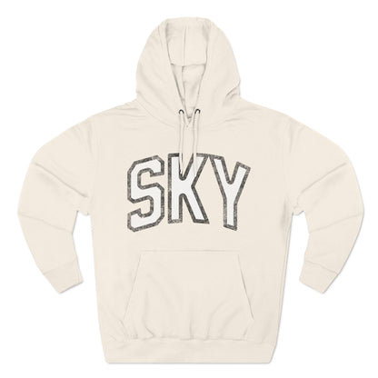 Sky Premium Hoodie Soft Vintage Print