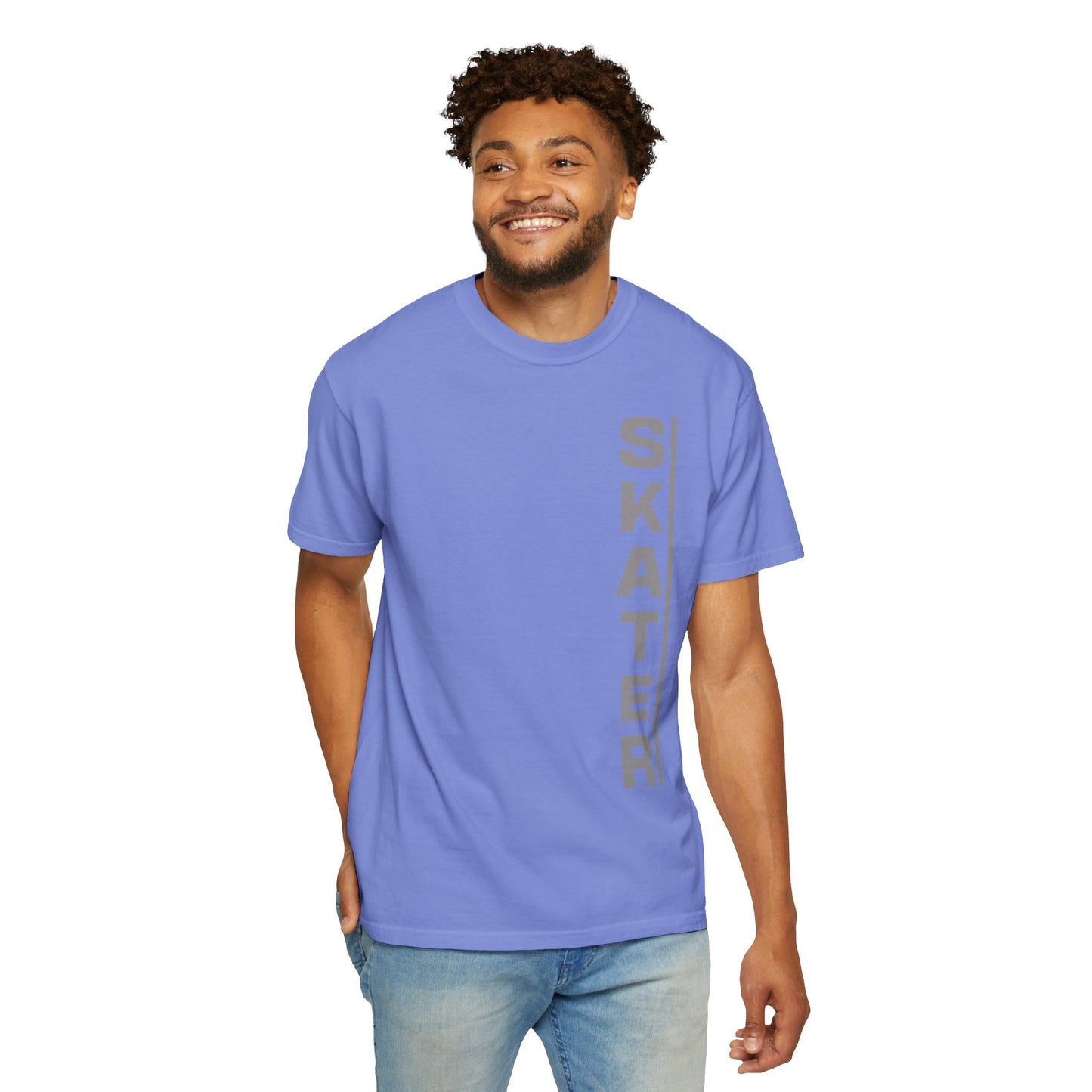 SKATER Position Garment-Dyed T-shirt Vertical