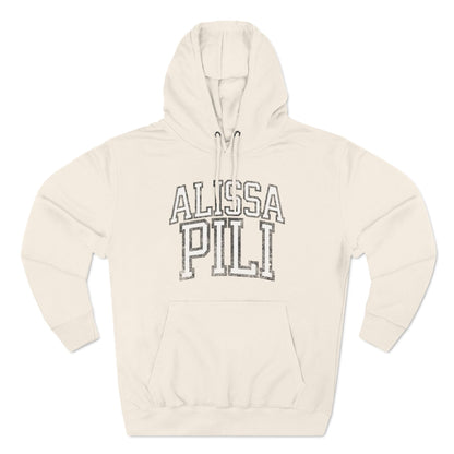 Alissa Pili Lynx Vintage Print Premium Hoodie