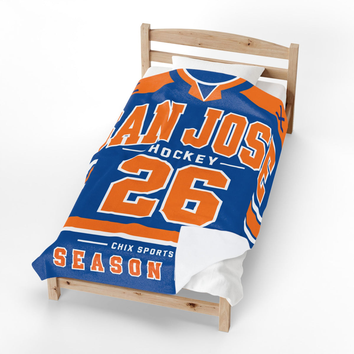 San Jose Women's Hockey Plush Blanket