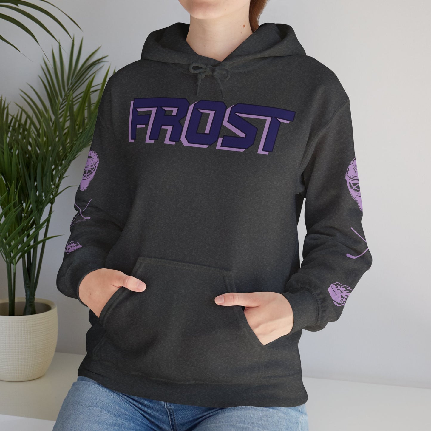 Lucy Morgan 32 Frost Hockey Heavy Hoodie