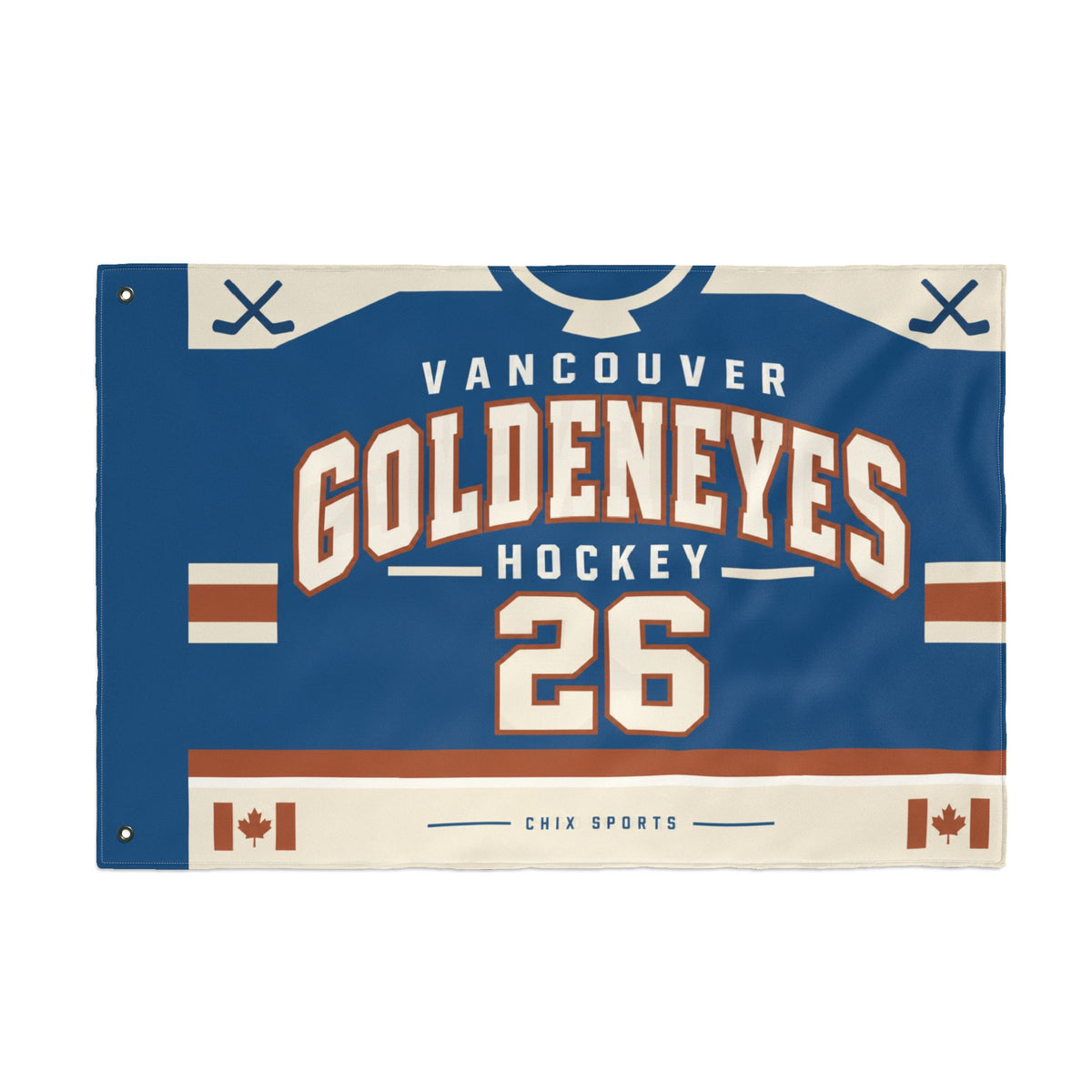 Vancouver Goldeneyes 36 x 24 Double-Sided Flag