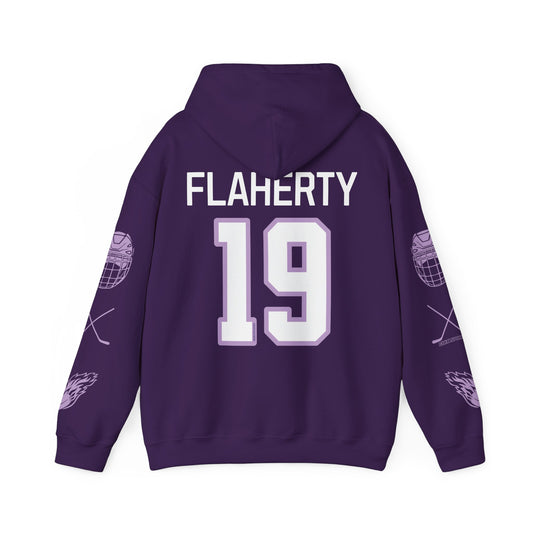 Maggie Flaherty 19 Frost Hockey Heavy Hoodie