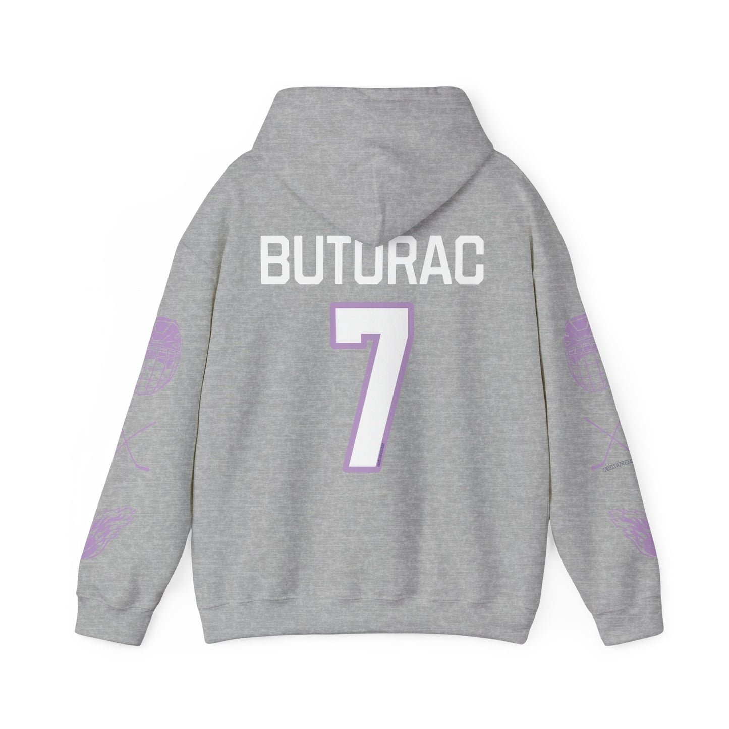 Claire Butorac 7 Frost Hockey Heavy Hoodie