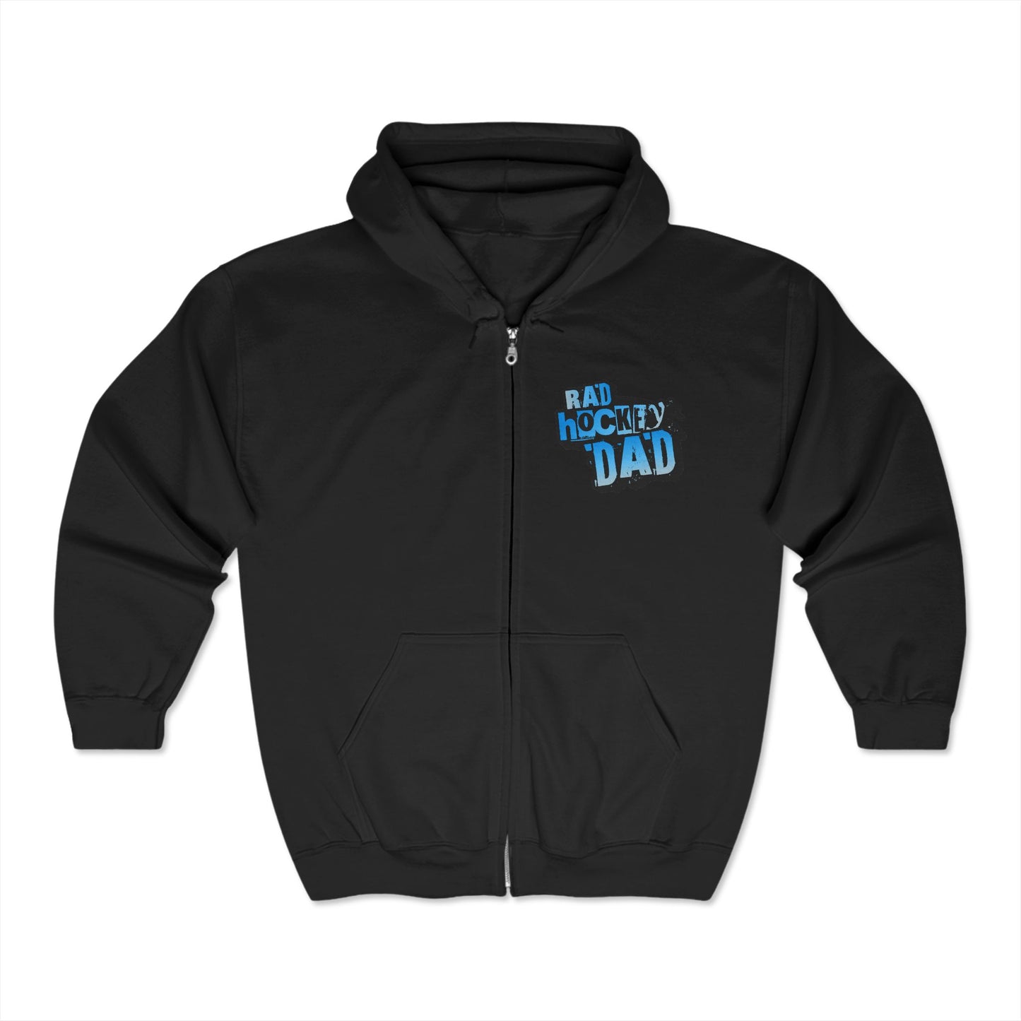 Rad Hockey Dad Heavy Full Zip Hoodie