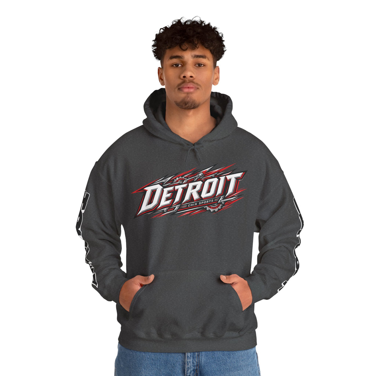 Britta Curl-Salemme Detroit Hockey Club Unisex Moto Hoodie