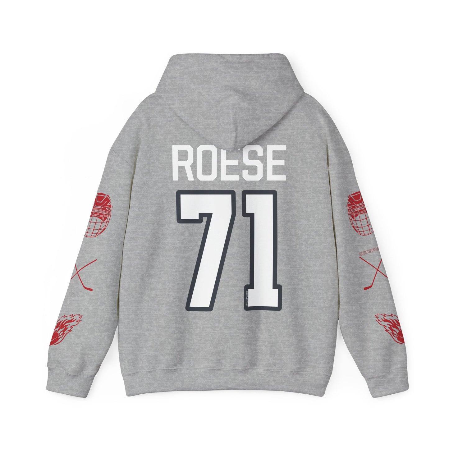 Jincy Roese 71 Charge Hockey Heavy Hoodie