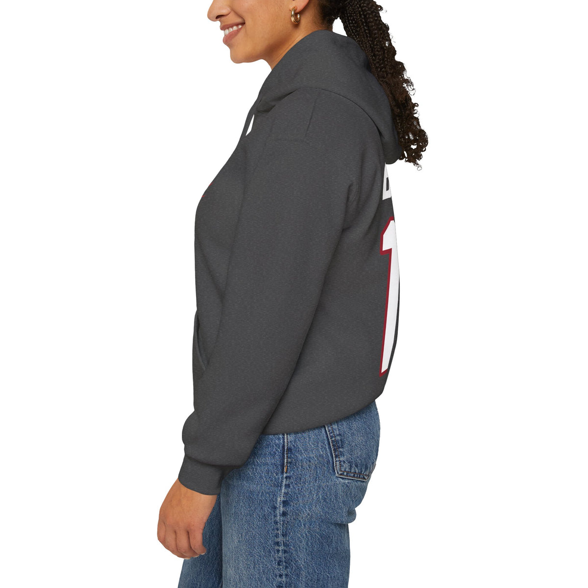 Casey Borgiel Detroit Hockey Club Unisex Moto Hoodie
