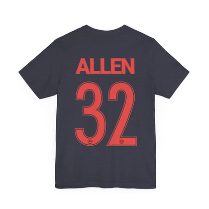 Emmie Allen 32 Bay City Soccer Softblend T-shirt