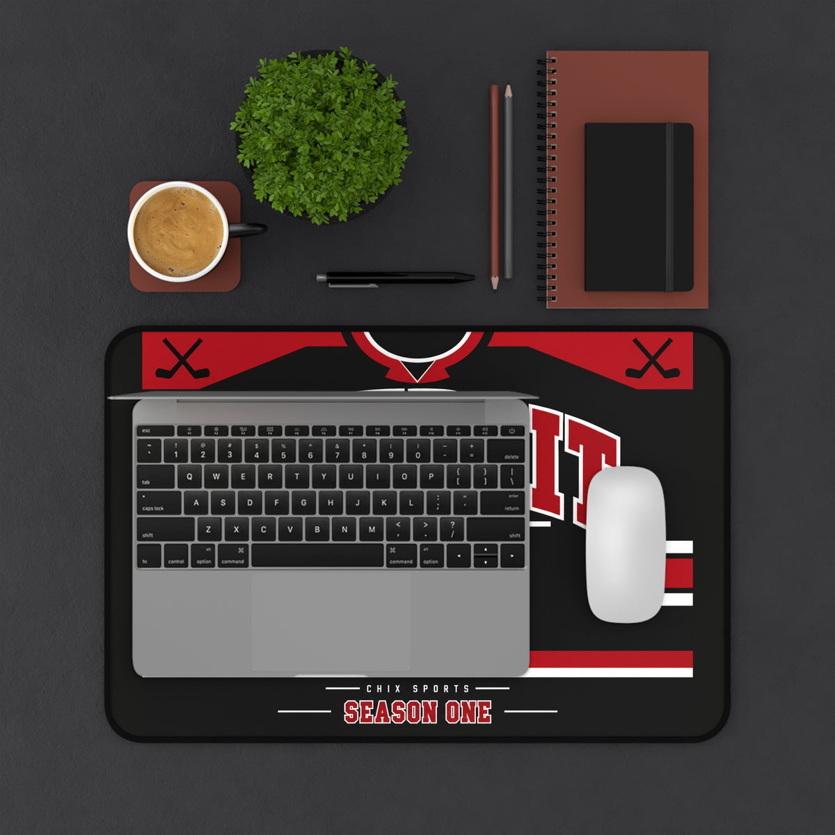 Detroit Women's Hockey Desk Mat