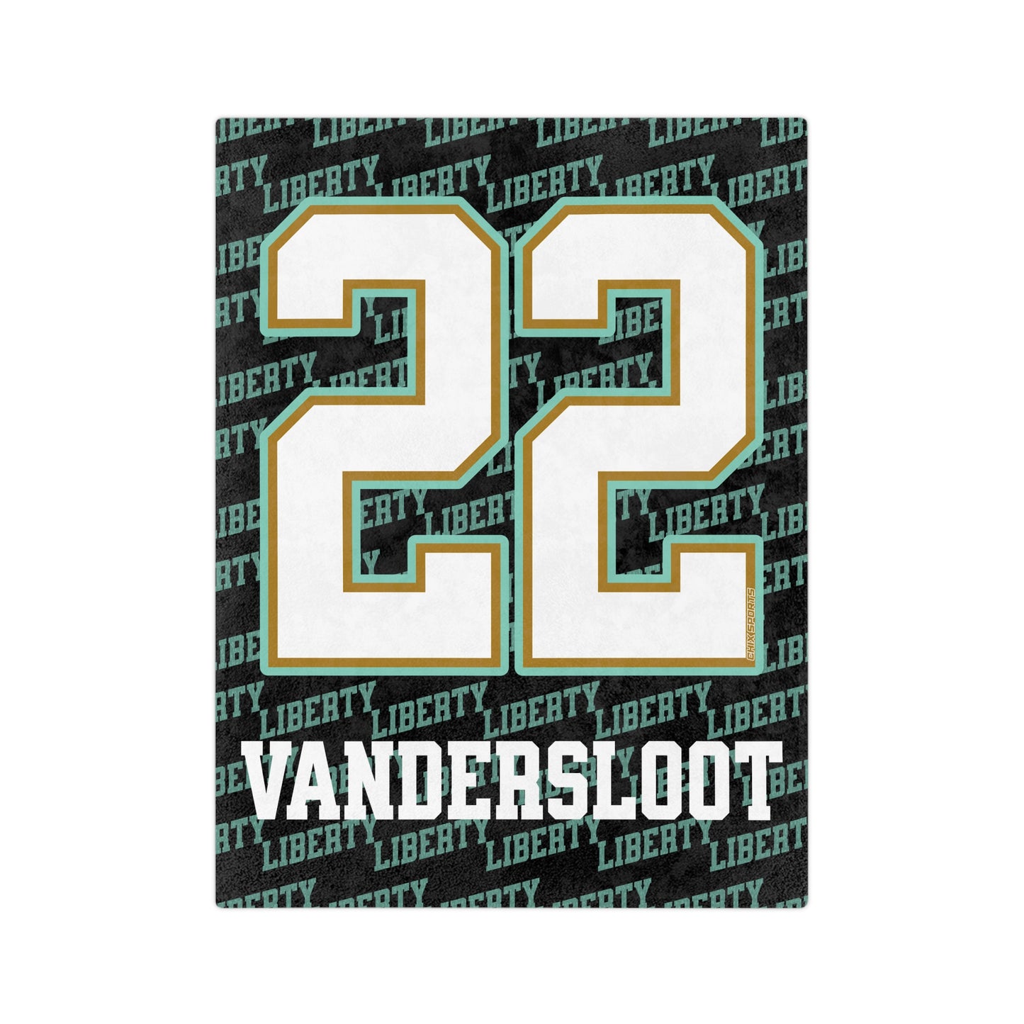 Courtney Vandersloot 22 Liberty Plush Microfiber Blanket