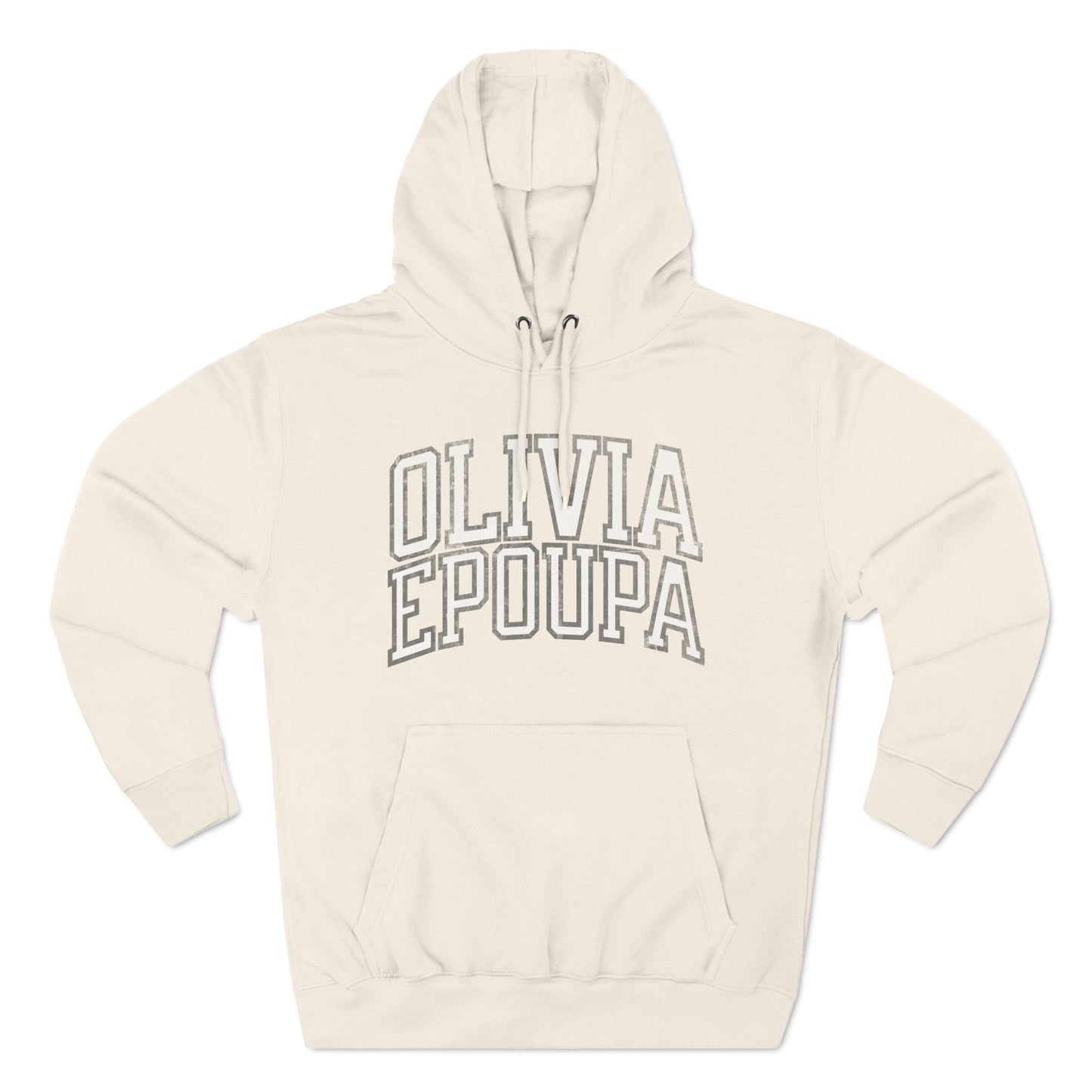 Olivia Epoupa Lynx Basketball Vintage Print Premium Hoodie