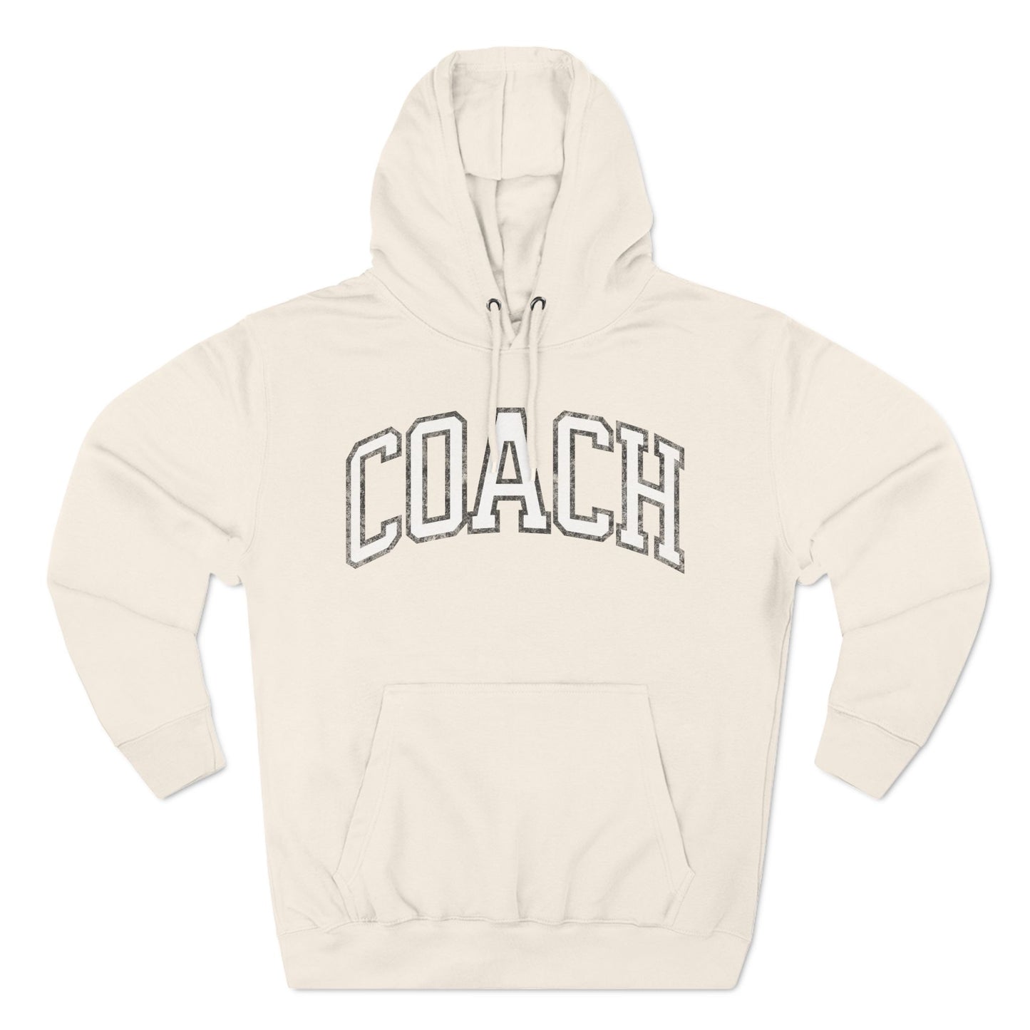 Sports Coach Premium Hoodie Vintage Print