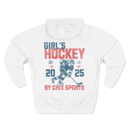 Premium Girl's Hockey Hoodie Vintage Style