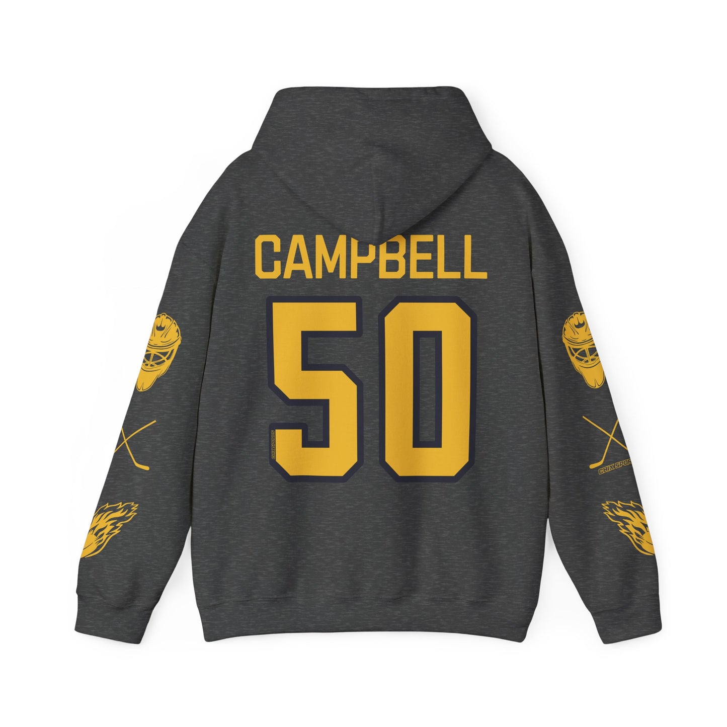 Kristen Campbell 50 Sceptres Goalie Hockey Heavy Hoodie