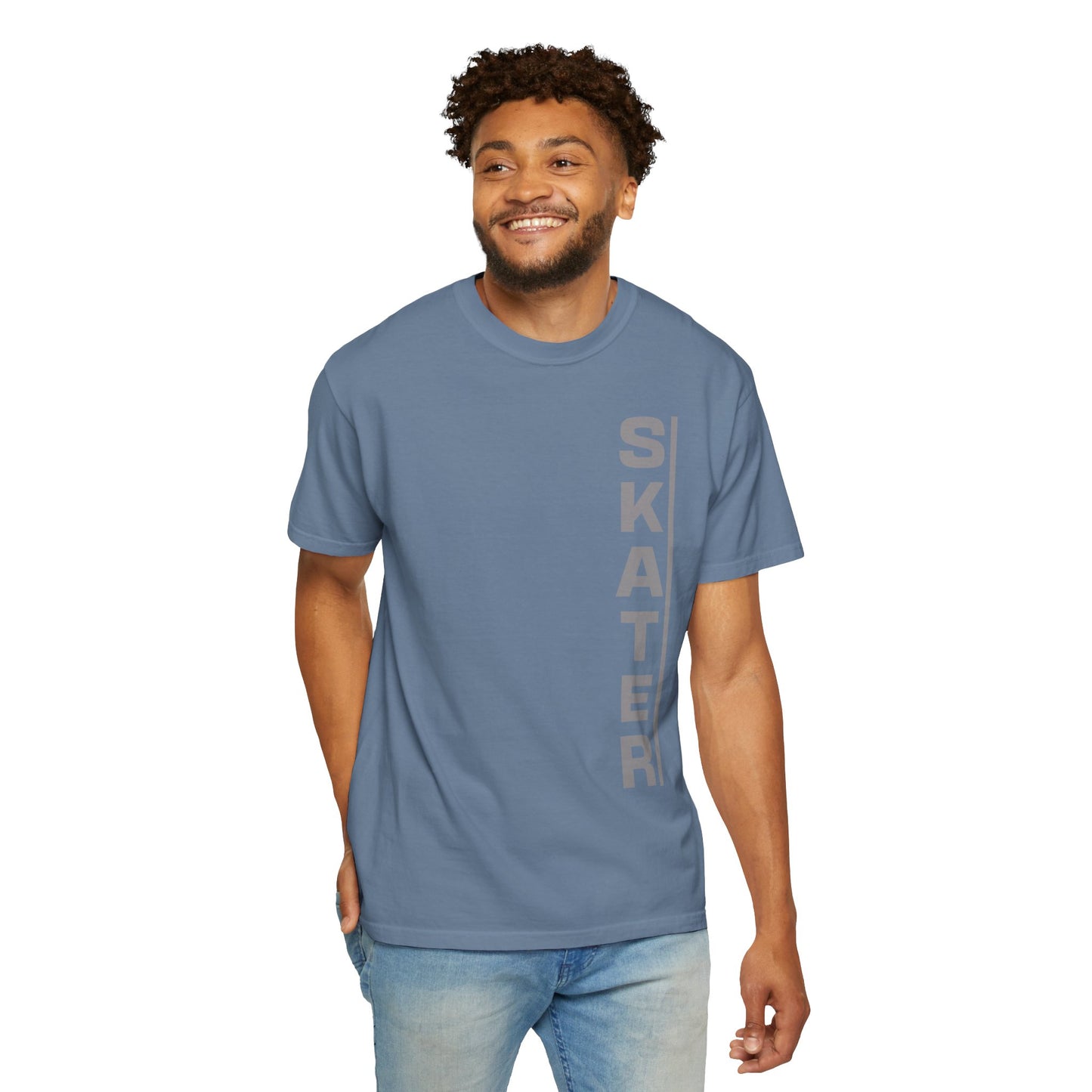 SKATER Position Garment-Dyed T-shirt Vertical