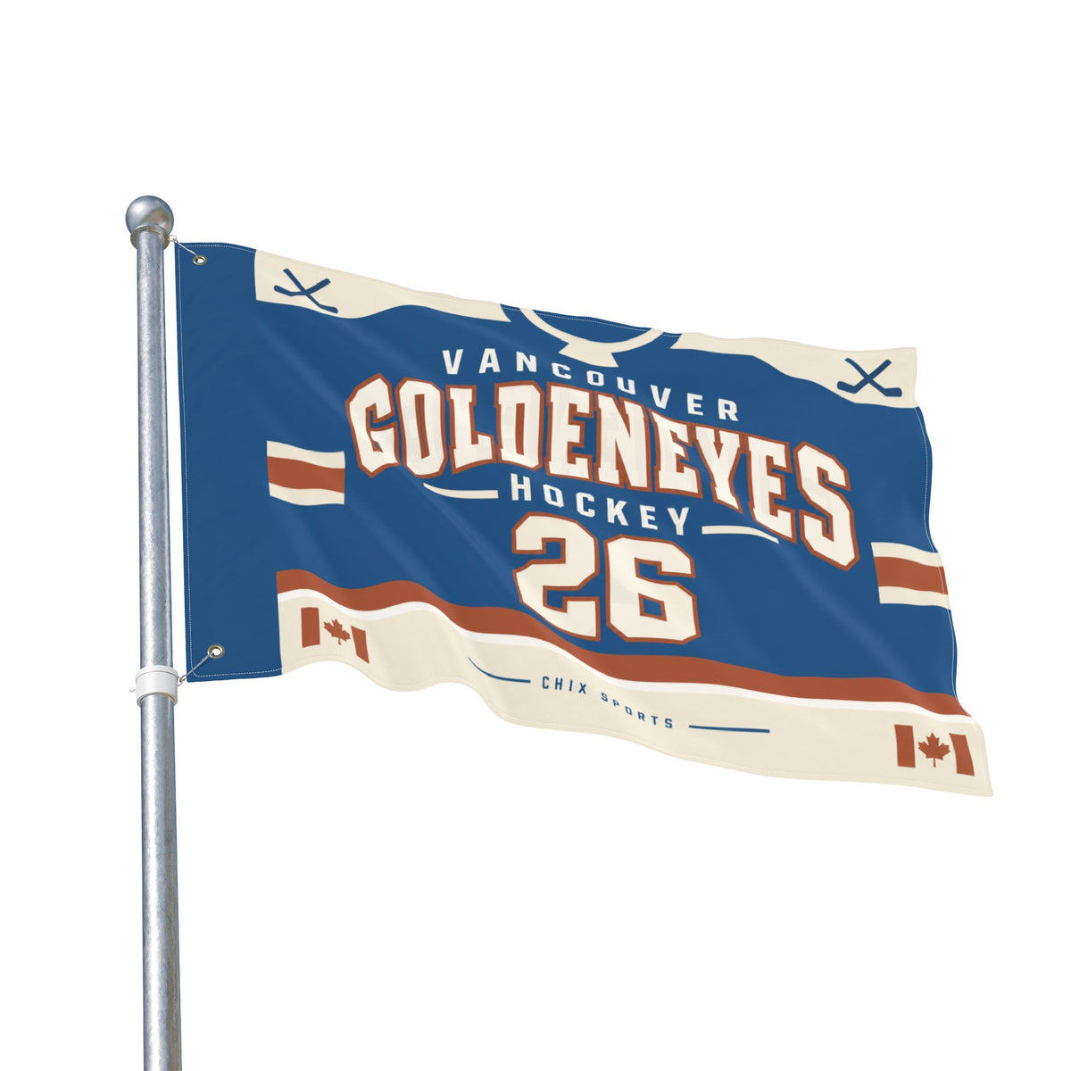 Vancouver Goldeneyes 36 x 24 Double-Sided Flag