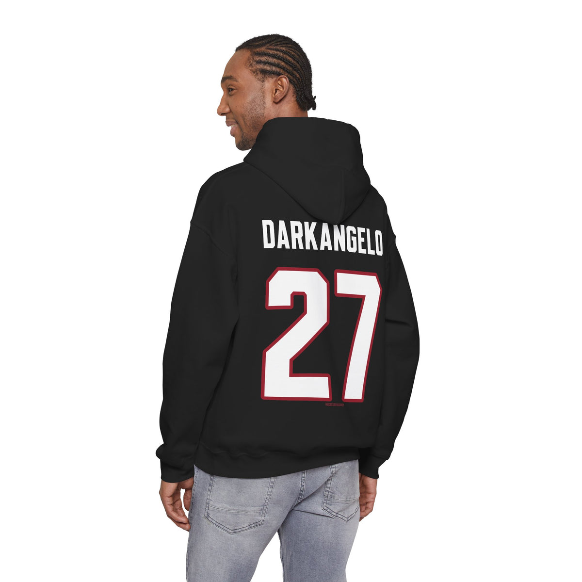 Shiann Darkangelo Detroit Hockey Club Unisex Moto Hoodie