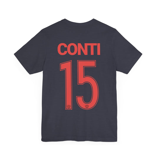 Caroline Conti 15 Bay City Soccer Softblend T-shirt