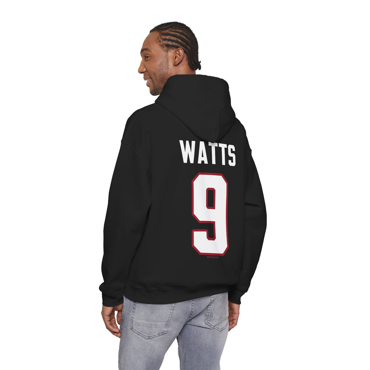 Daryl Watts Detroit Hockey Club Unisex Moto Hoodie