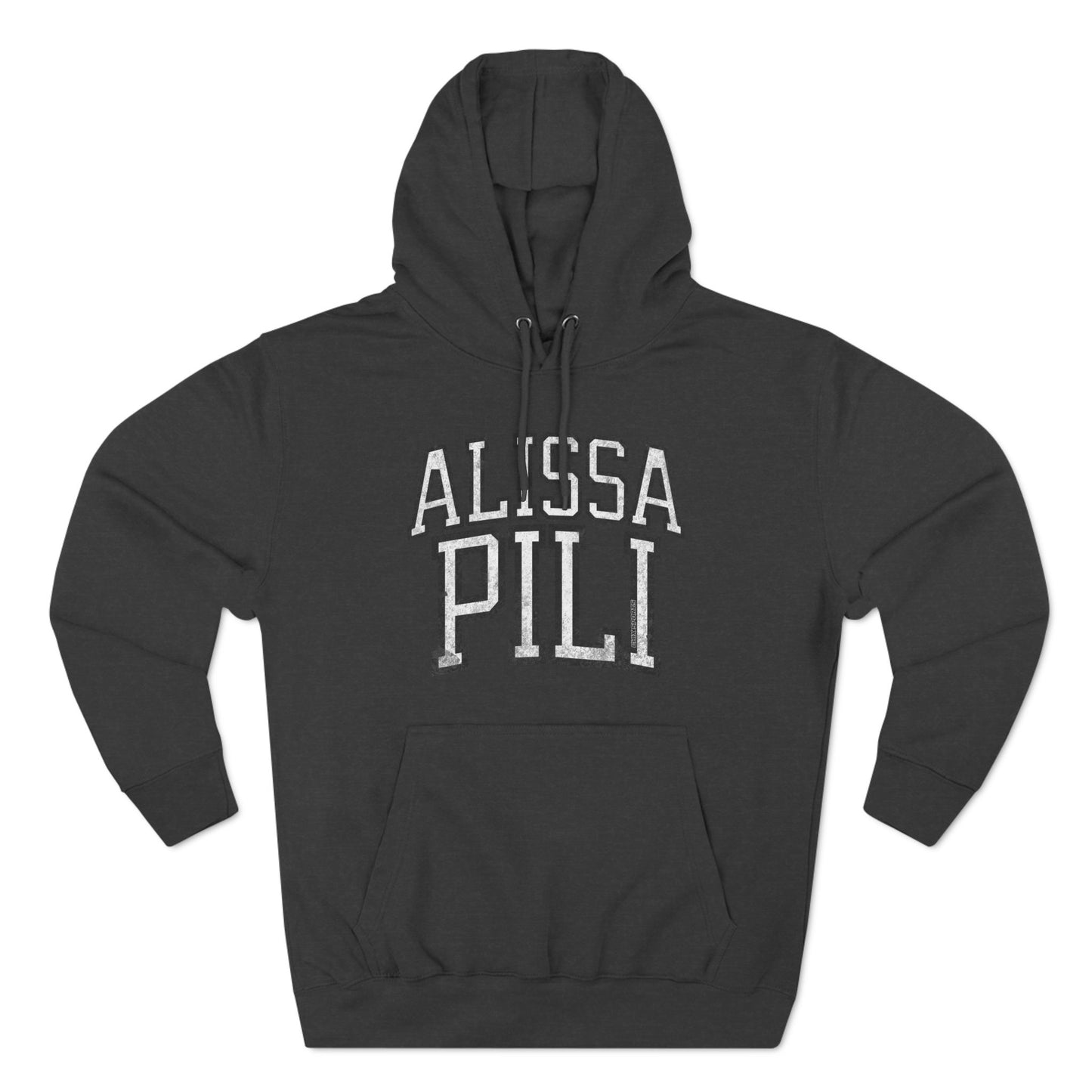 Alissa Pili Lynx Vintage Print Premium Hoodie