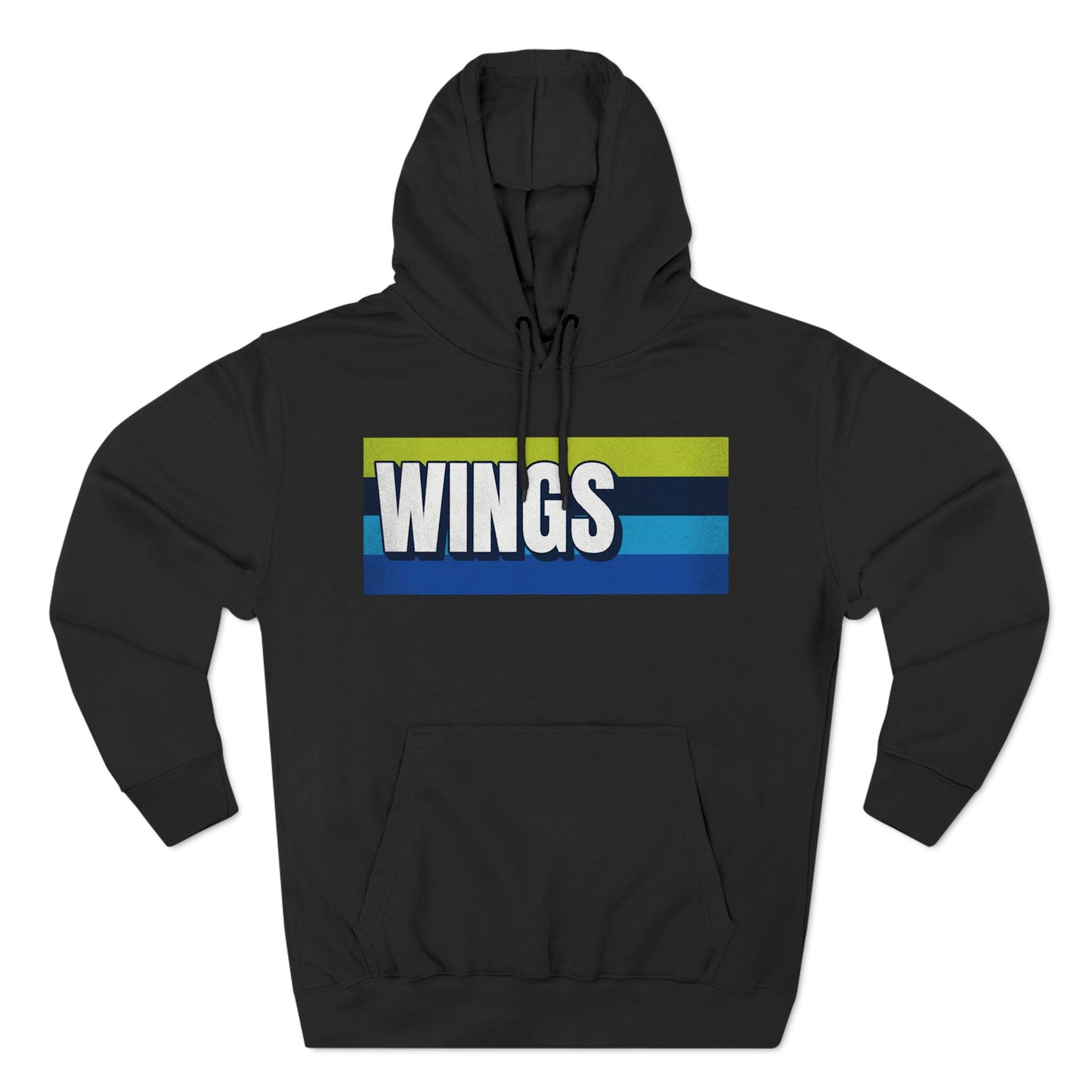 Wings Premium Vintage Style Basketball Hoodie