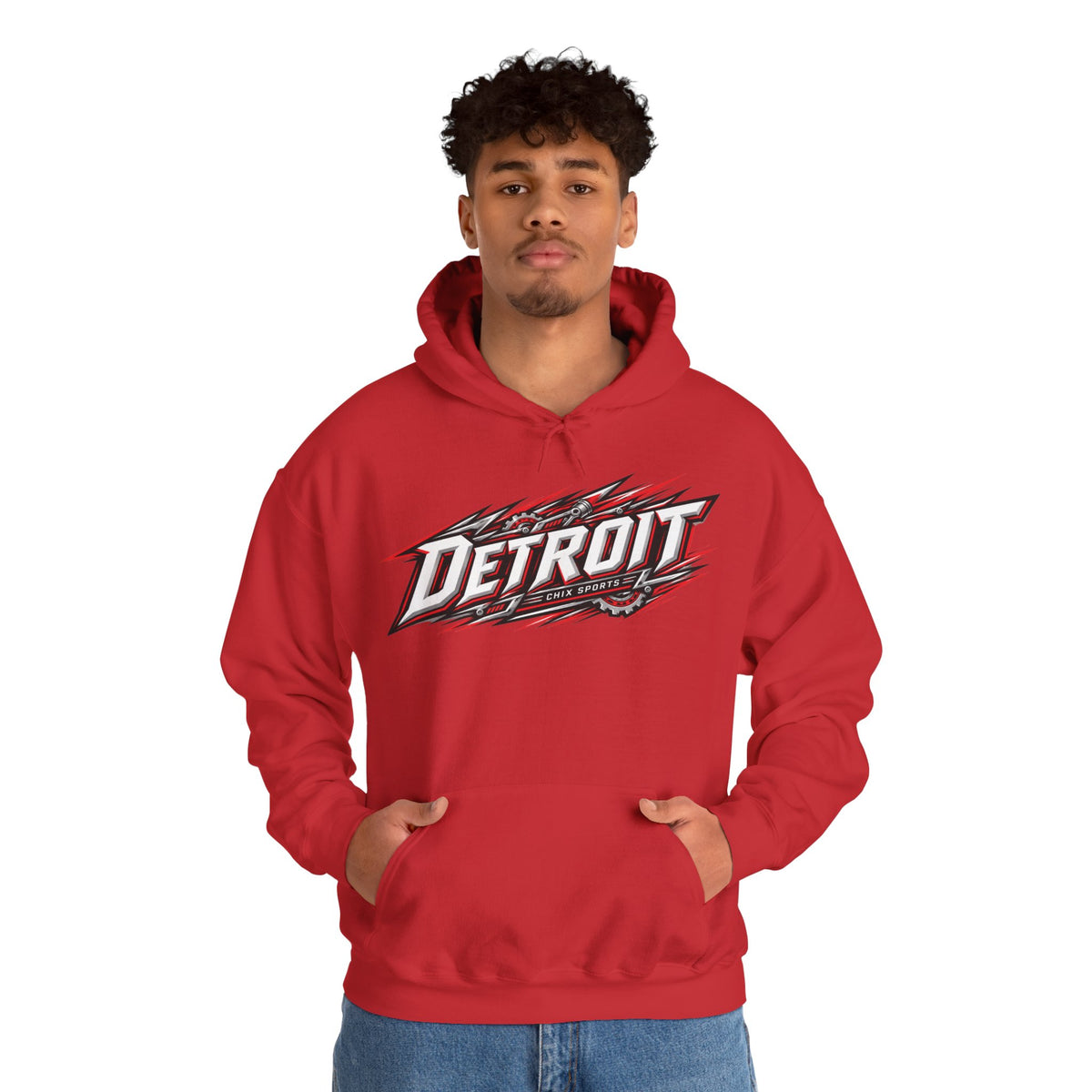 Hannah Bilka Detroit Hockey Club Unisex Moto Hoodie