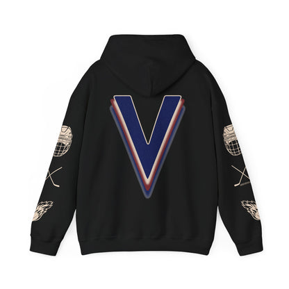 Victoire Hockey Two-Sided Print Heavy Hoodie