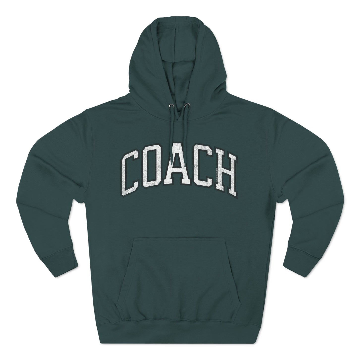 Sports Coach Premium Hoodie Vintage Print