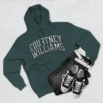 Courtney Williams Lynx Vintage Print Premium Hoodie