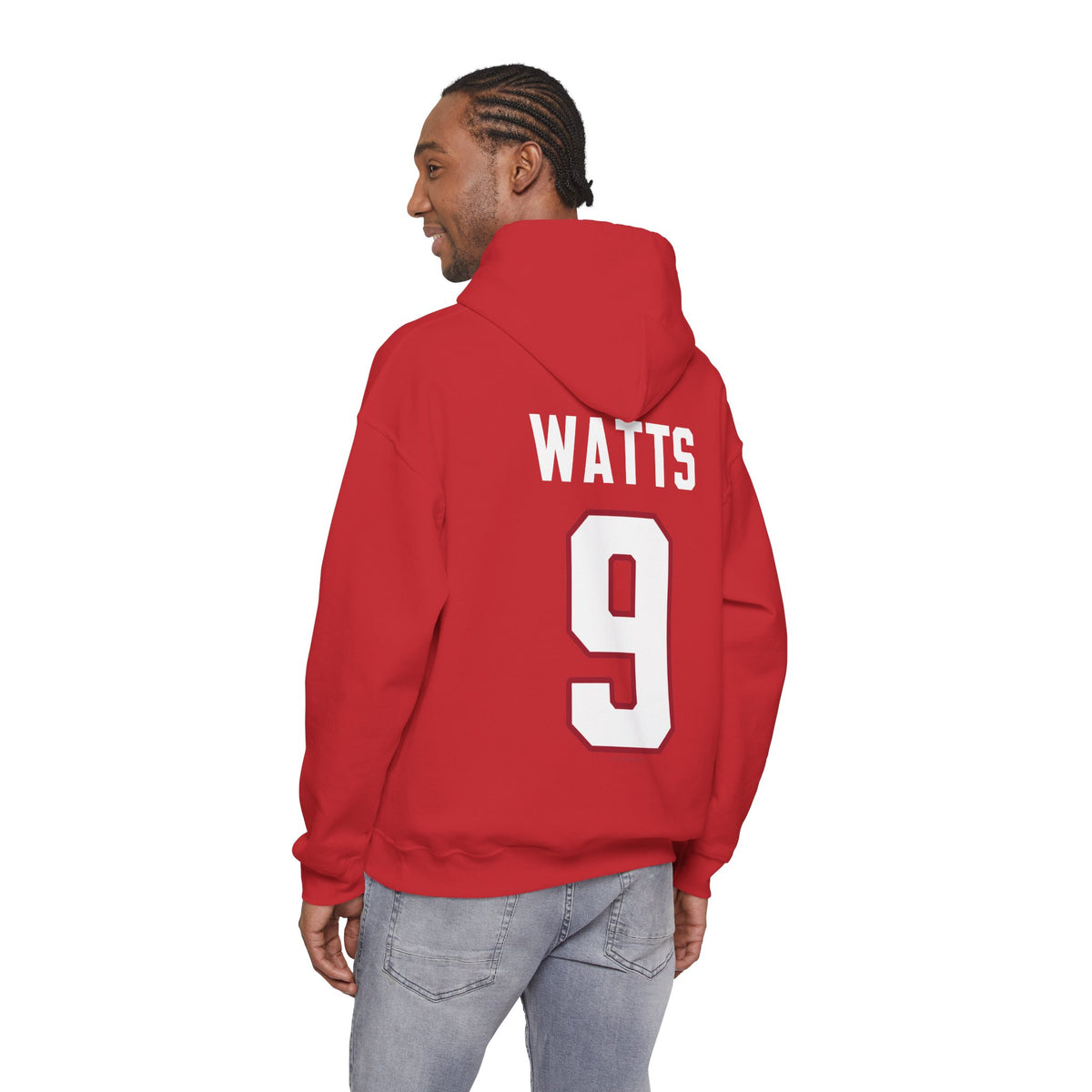 Daryl Watts Detroit Hockey Club Unisex Moto Hoodie