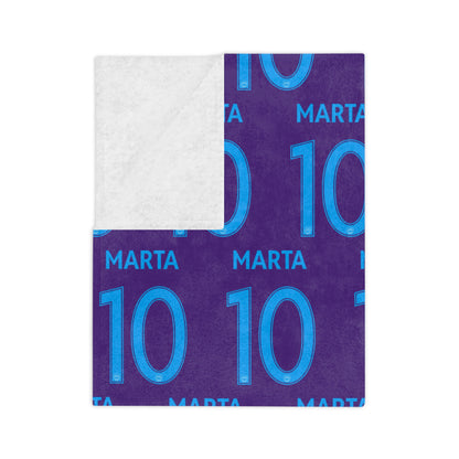 MARTA 10 Orlando Player Plush Microfiber Blanket